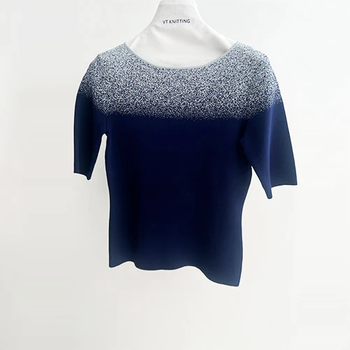 Mesdames Black V Neck Top Top