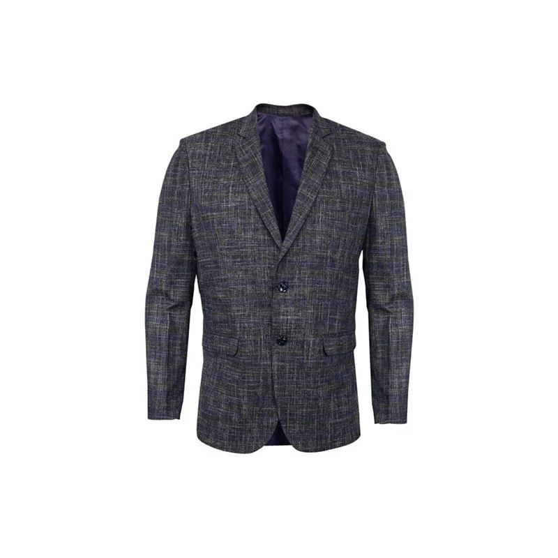 Veste blazer décontractée à un bouton pour hommes, coupe ajustée