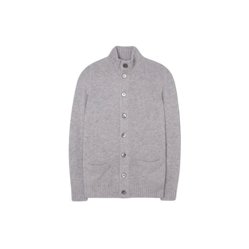 Cardigan sans manches en laine pour hommes