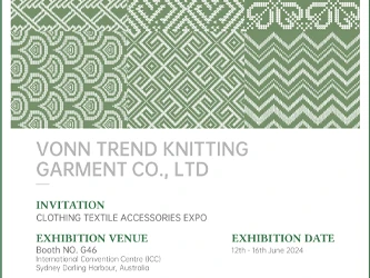 Vonn Trend Knitting Garment présentera sa dernière collection au salon Clothi...