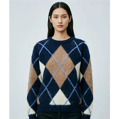 Pull Argyle Femme