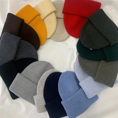 Chapeau en laine mérinos standard coloré
