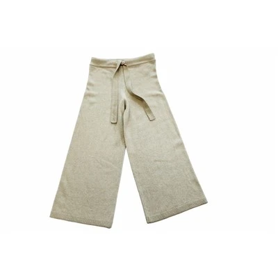 Pantalon en tricot de coton avec poches