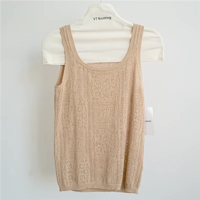Gilet en laine tricotée pour femmes