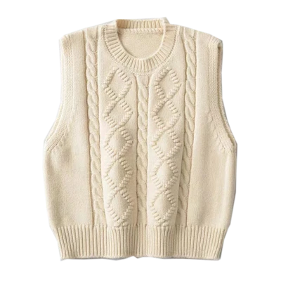 Pull en tricot rayé à col en V pour femme