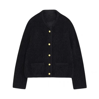 Veste pull rayée polyvalente de créateur pour femme