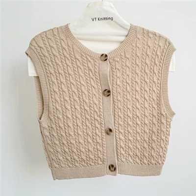 Gilets cardigan longs sans manches pour dames