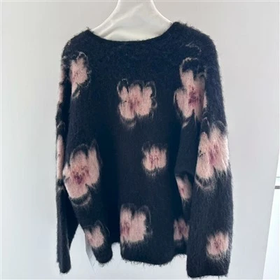 Tops de laine surdimensionnés de luxe Femmes