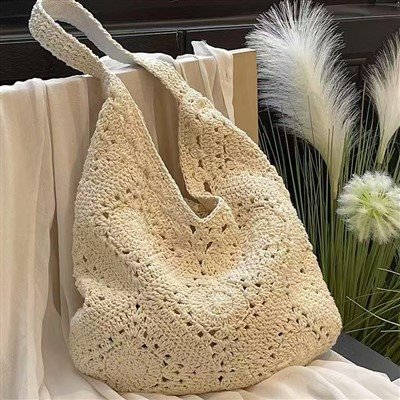 Sac en tricot en laine de luxe
