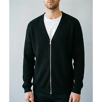 Cardigan tricoté d'extérieur pour hommes