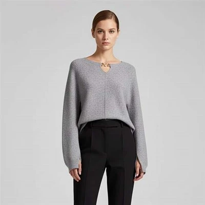 Pull col roulé en laine mérinos