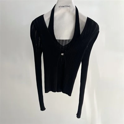 Tops à pied en laine mérinos