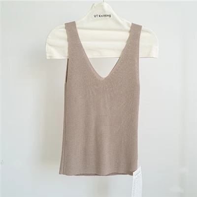 Gilet Col V Femme