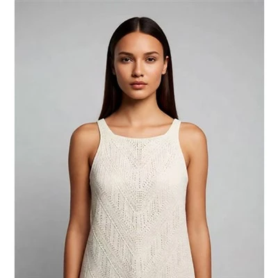 Gilet sans couture à col rond Wholegarment