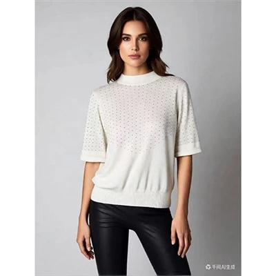Tricots basiques en coton pour femmes