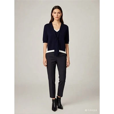 Pull tricoté basique pour femme