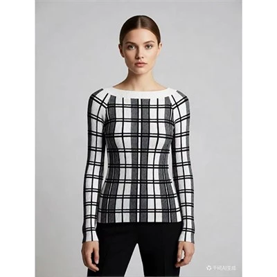 Vêtements tricotés en laine de base pour femmes