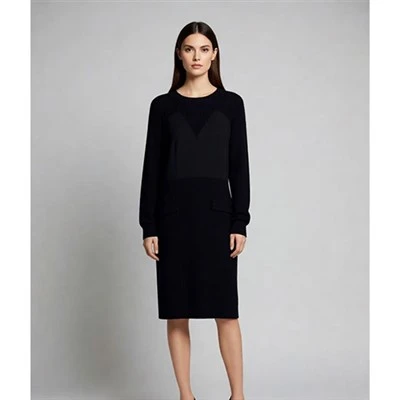 Robes portefeuille en tricot pour femmes