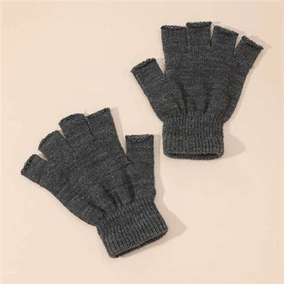 Gants demi-doigts en laine