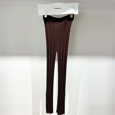 Pantalon En Maille De Laine Femme