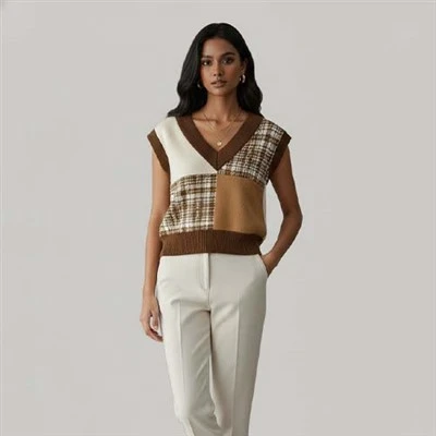 Gilet en tricot de laine