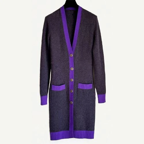 Manteau en laine double face pour femme