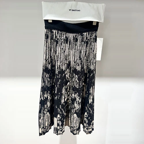 Jupe en tricot noire pour femme